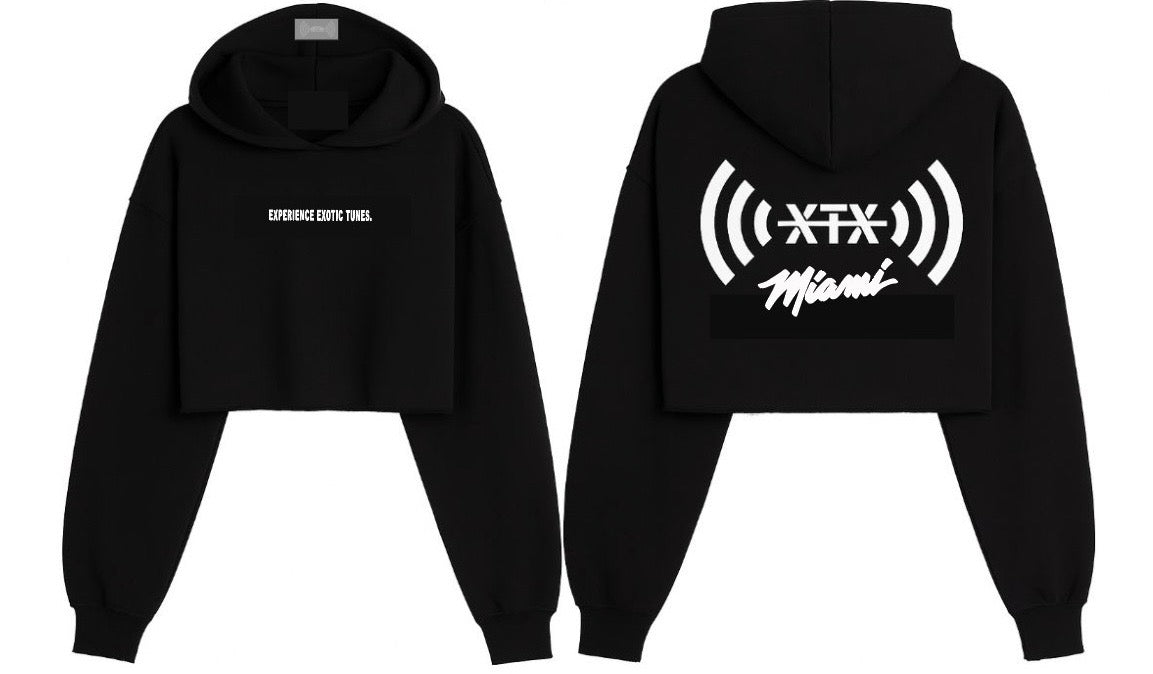 Miami Cropped Hoodie