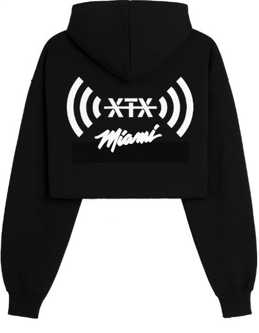 Miami Cropped Hoodie